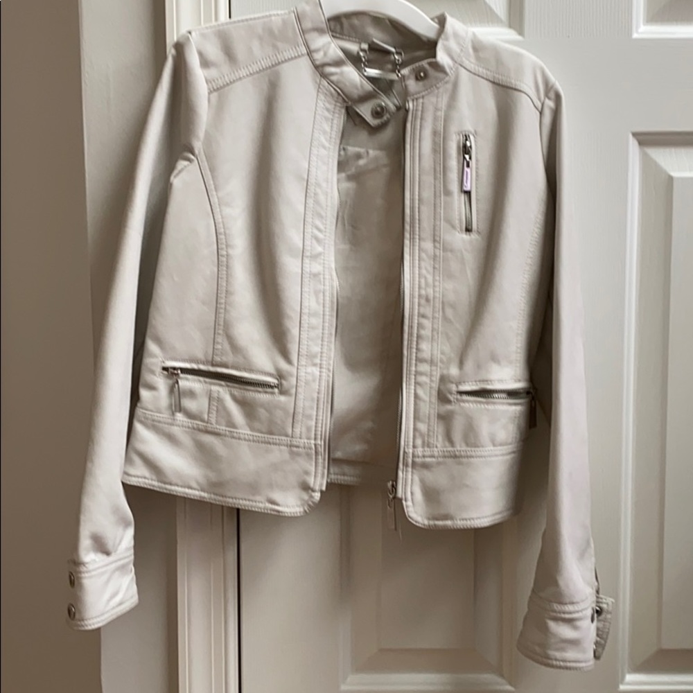 GUC girls pleather jacket